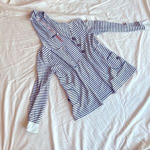 Anthropologie Zippered, Long Sleeve, Hooded, Cute Detailed Top